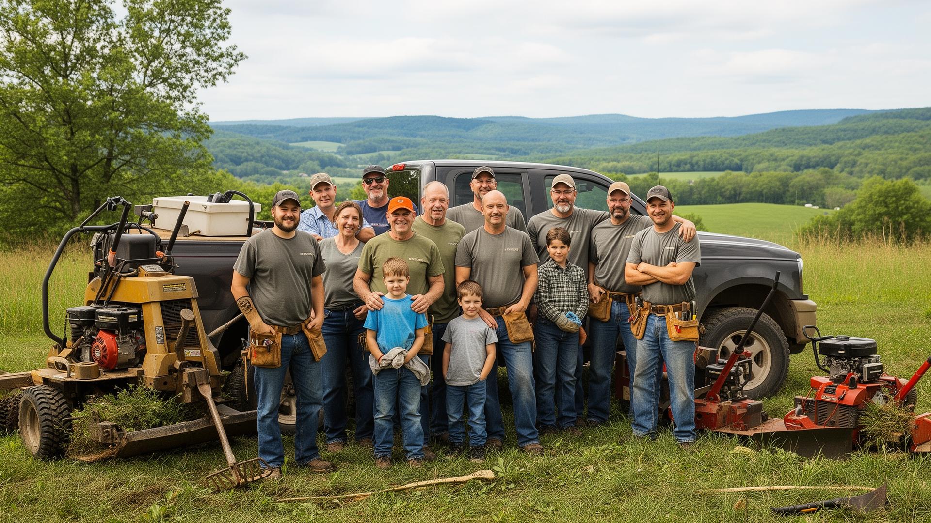 The Summit Landscaping family team